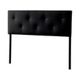 thumbnail image 2 of Baxton Studio Dalini Modern and Contemporary King Black Faux Leather Headboard with Faux Crystal Buttons,Wholesale, 2 of 2
