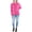 Pink, variant on Avec Les Filles Women's Cable-Knit Pullover Sweater Pink M B4HP