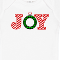 thumbnail image 4 of Inktastic Joy Christmas Ornament with Candy Cane Stripes Boys or Girls Baby Bodysuit, 4 of 5