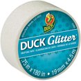 thumbnail image 2 of Duck Mini Glitter Crafting Tape .75 x 180" Roll - White, 2 of 2