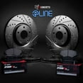 thumbnail image 2 of R1 Concepts Front Rear Brakes and Rotors Kit |Front Rear Brake Pads| Brake Rotors and Pads| Optimum OEp Brake Pads and Rotors WHUN2-39022, 2 of 5