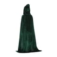 thumbnail image 1 of Capa con capucha de Halloween Capa de terciopelo Unisex Niños Niños Capa larga Vestido de lujo Disfr Tomshoo Verde/M, 1 of 7