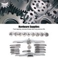 thumbnail image 4 of Tap And Die Set, Long Service Life Hardware Supplies 24Pcs Rethread Tap And Die Tool, For Process Stainless Steel Cast Iron, 4 of 8
