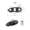 thumbnail image 3 of Extensor De Patilla De Cambio Trasera Para Bicicleta Extensor de patilla de cambio trasera de bicicleta de aluminio para rueda libre 34T-52T (negro), 3 of 3