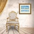thumbnail image 3 of Haynes, Smith 14x12 Gold Ornate Wood Framed with Double Matting Museum Art Print Titled - Beachy Coast, 3 of 4