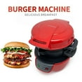 thumbnail image 1 of Breakfast Sandwich Maker 600W Non-stick Pan Easy to Clean Omelette Toaster, 1 of 5
