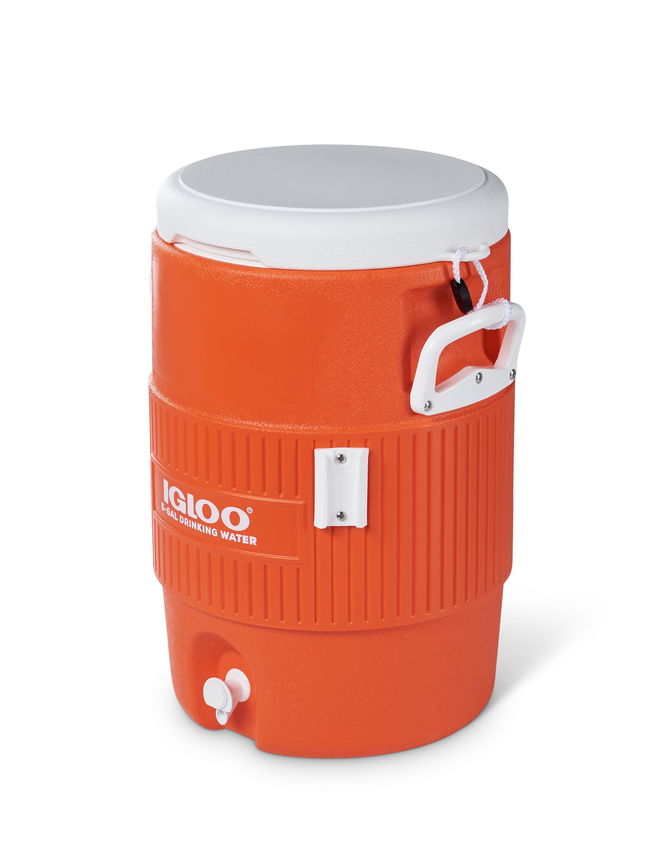 IGLOO Orange 5-Gallon Heavy-Duty Beverage Cooler Sports Camping Cold Water Jug 