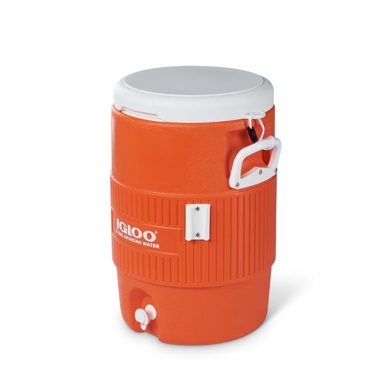 Igloo 5-Gallon Heavy-Duty Beverage Cooler, Orange