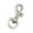 Silver, variant on Swivels Eye Bolts Hook Clasp for Camping Bag Strap Belt Hook Clasp Outdoor Tool Metal Dog Leash Supplies Key Holder
