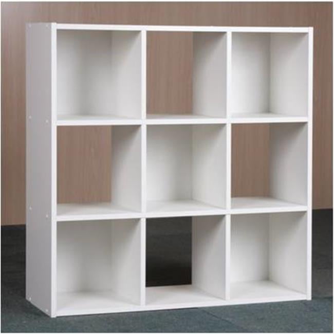 9 Cube Shelf, White