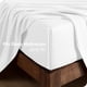 thumbnail image 2 of Bare Home Juego de Sábanas de Jersey Orgánico - 100 % Algodón Orgánico - Bolsillo Profundo - 3 Piezas - Twin XL, Blanco, 2 of 8