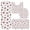 Pioneer Flower Floral Print Pattern-3, variant on Pioneer Flower Floral Print Pattern Bathroom Rug Set 4 Piece,Includes Contour,Lid Cover,Bath Mat,Non-Slip Extra Soft Absorbent Washable