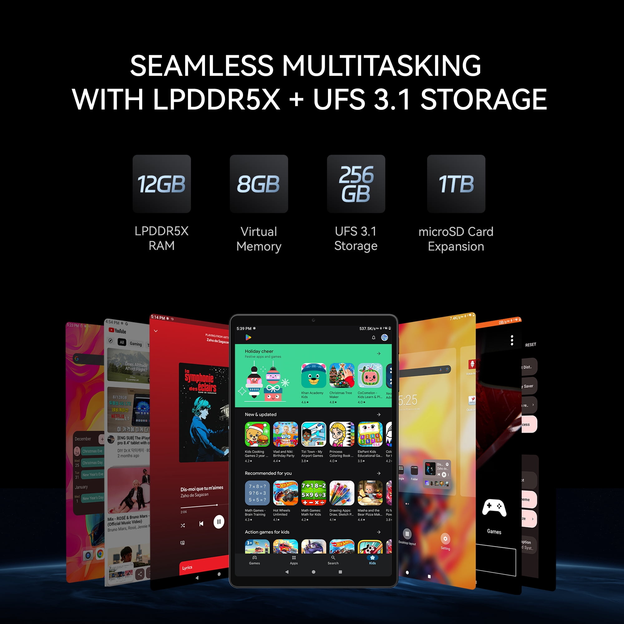 Alldocube iPlay 70 Mini Ultra 8.8” Gaming Tablets, Snapdragon 7+