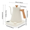 thumbnail image 5 of Modern Electric Gooseneck Kettle 1200w Home Electric Kettle Electric Tea Kettle, 5 of 20