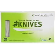 Transitions2earth Biodegradable EcoPure Knives - Box of 500