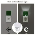 thumbnail image 3 of Salouo Emerald Green Sparkling for Night Lights Plug into Wall 1 Pack, 0.5W Plug in Night Light with Dusk-to-Dawn Light Sensor LED Nightlight for Bathroom, Adult, Hallway-US, 3 of 7