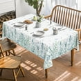 thumbnail image 3 of Spring Summer Tablecloth 60x120 Inch, Eucalyptus Butterfly Floral Table Cover for Party Picnic Dinner Decor, 3 of 6