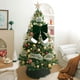thumbnail image 5 of Xihbxyly Lazo Navideño de Terciopelo Verde, Llamativo Adorno Navideño, Tela Suave y Elegante, Perfecto para Árbol de Navidad, Bodas y Decoración Del Hogar. Tamaño 35 X 28 Cm, Ideal Como Regalo Festiv, 5 of 6