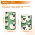 thumbnail image 3 of Green Color Sheep Pattern Flameless LED Candle Set with Remote, Battery Operated Color Changing Pillar Candles, Set of 2, 3 of 7