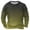 Army Green, variant on ohmzyzo Mens Long Sleeve Sweatshirts Casual Gradient Color Loose Pullover Tops Fall Fashion Graphic Athletic Shirts Army Green L