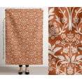 thumbnail image 3 of Soimoi Upholstery & Outdoor Fabric By 5 Yard - Leaves Print - 56" Wide Water-Repellent Cloth for Furniture, Bags & Patio Projects - Orange, 3 of 7