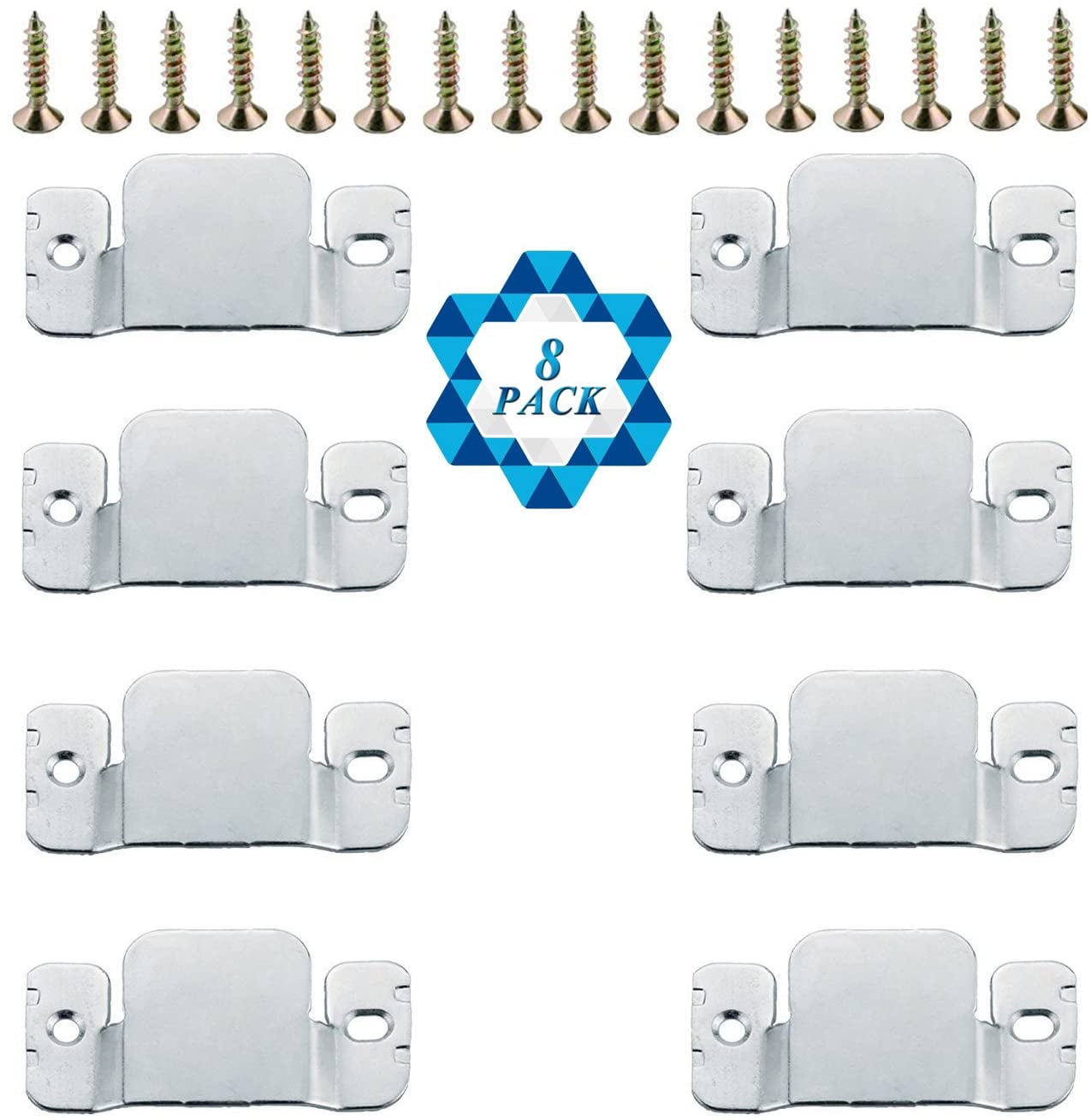8 Pcs Sectional Connectors Furniture Interlock Style Metal Sectional