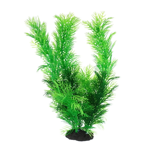 Unique Bargains 1 Pcs Aquarium Plants Decoration Artificial Aquatic Plants Green 7.87"