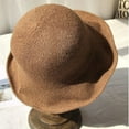 thumbnail image 3 of CoCopeanut Baru Musim Semi Musim Panas Bordir Katun Linen Topi Nelayan Wanita Tabir Surya Sejuk Rajutan Topi Bucket Desainer, 3 of 6