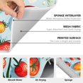 thumbnail image 6 of Yayeee Dish Drying Mat for Kitchen Counter 16" x 18" Microfiber Super Absorbent Coffee Decorative Pad, Yellow Tomatoes, 6 of 9