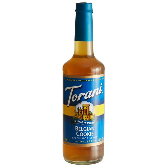Torani 750 mL Sugar Free Belgian Cookie Flavoring Syrup