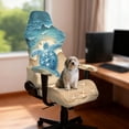 thumbnail image 2 of TSOVTHRID Sea Turtle Beach Starfish Print 4 Pcs Gaming Chair Covers Cat Scratch Proof Rotating Gaming Chair Protector with Armrest Slipcovers Soft Office Desk Chair Cover, 2 of 7
