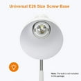 thumbnail image 3 of LEPOWER Lampe de Bureau, Lampe de Table en Métal Col de Cygne Réglable pour Maison, Bureau, Chambre, Blanc, 3 of 8