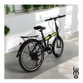 thumbnail image 3 of Bicicleta Plegable LUMO Montaña R22 Urbana 7 Velocidades Liviana negro, 3 of 9
