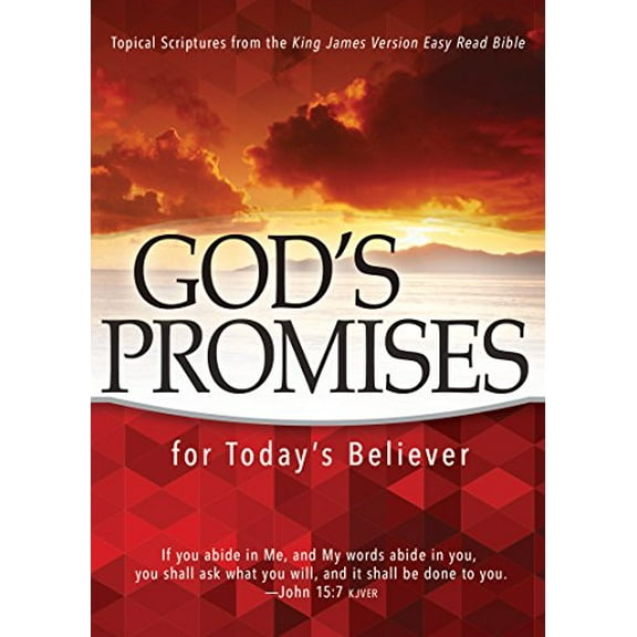 Pre-Owned God's Promises for Today's Believer: Topical Scriptures from the King James Version Easy Read Bible (Paperback) 1629118893 9781629118895