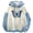 Light Blue, variant on COMVALUE Women's Graphic Hoodies Heart Print Drawstring Long Sleeve Pocket Sweatshirt Pullover Tops Light Blue Size L