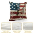 thumbnail image 4 of PRATYUS Pillow Cover America Flag Patriotic Home Decor for Sofa Livingroom Couch Bed Decorative Throw Pillow Case Gift 20x20in, 4 of 5