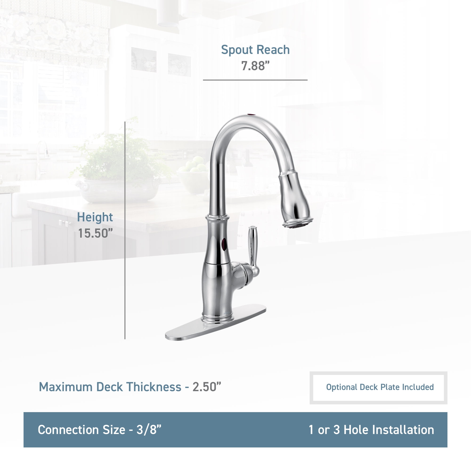 Moen 7185esrs Brantford Single Handle Kitchen Faucet With Pullout Moen 7185esrs Brantford Single Handle