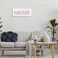 thumbnail image 2 of Stupell Industries Hashtag Girl Power Fashion Modern Pink Word Design Canvas Wall Art by SD Graphics Studio, 2 of 6