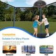 thumbnail image 6 of HEVAOTRY Trampoline for Kid Adult 10FT Outdoor Trampoline with Safety Enclosure Net ladder, 6 of 8