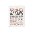 thumbnail image 2 of Corvette Racing Championship Novelty Sign, Metal Wall Decor - 10x14 inches, 2 of 4