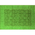 thumbnail image 1 of Ahgly Company Indoor Rectangle Oriental Green Traditional Area Rugs, 2' x 3', 1 of 4