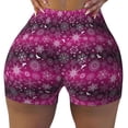 thumbnail image 2 of Sikiie Snowflakes And Christmas Workout Shorts Women Scrunch Butt Gym Shorts Seamless High Waist Tummy Control Yoga Biker Athletic Shorts-Medium, 2 of 8