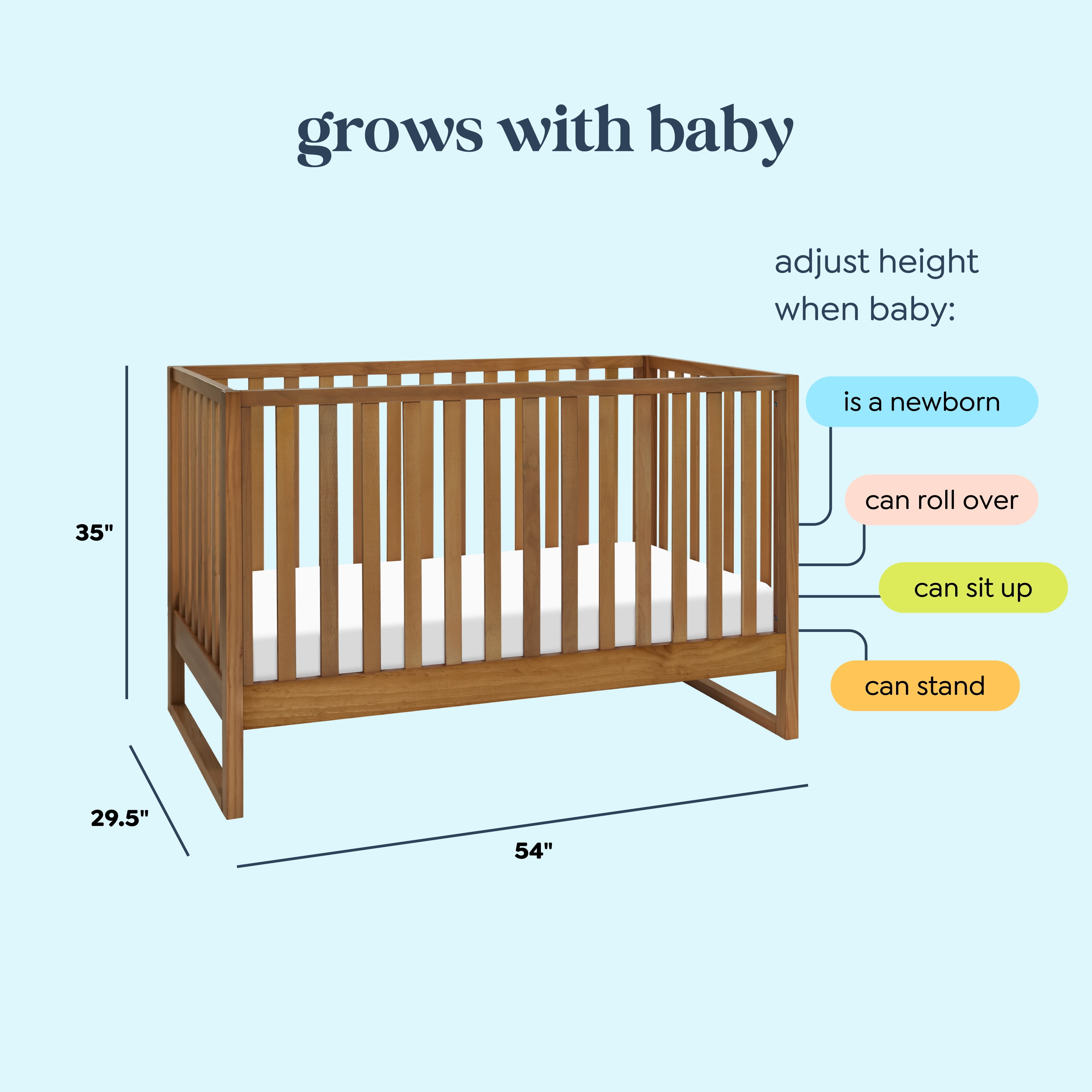 Davinci Hunter 3-in-1 Convertible Crib