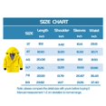thumbnail image 3 of Hiheart Boys Girls Water Resistance Hooded Jackets Unisex Cotton Lined Mid-Length Rain Jackets Yellow 6-7 yrs, 3 of 6