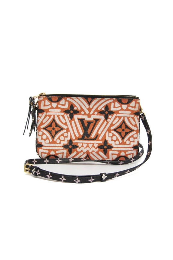 Pre-Owned Louis Vuitton LV Clafity Double Zip Pochette M69488 Women's Pouch,Shoulder... (Good)