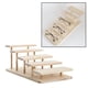 thumbnail image 3 of Soporte de exhibición de gafas de madera para el hogar, soporte organizador de joyería 5 capas Cola Soporte de pantalla, 3 of 8