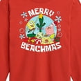 thumbnail image 3 of SpongeBob SquarePants - Merry Beachmas - Toddler And Youth Long Sleeve Graphic T-Shirt, 3 of 6