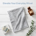 thumbnail image 4 of REGALWOVEN Cartoon Patten Hand Towels, Cotton Absorbent Soft Decorative Hand Towel for Bathroom 14 x 30 Inch Grey 2-Piece, 4 of 7