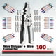 thumbnail image 2 of Juego de alicates para electricista de 21 en 1 con pelacables, corte, crimpado, torsión y mangos ergonómicos para cableado eléctrico y proyectos de bricolaje., 2 of 6