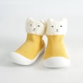 thumbnail image 3 of Gyujnb Baby Sock Shoes, Cute Cartoon Bear Longâ Warm Toddler Walking SlipperâSocks, Flexible Nonâ Soft Sole Shoes for Boys Girls,6-12 Months, 3 of 5